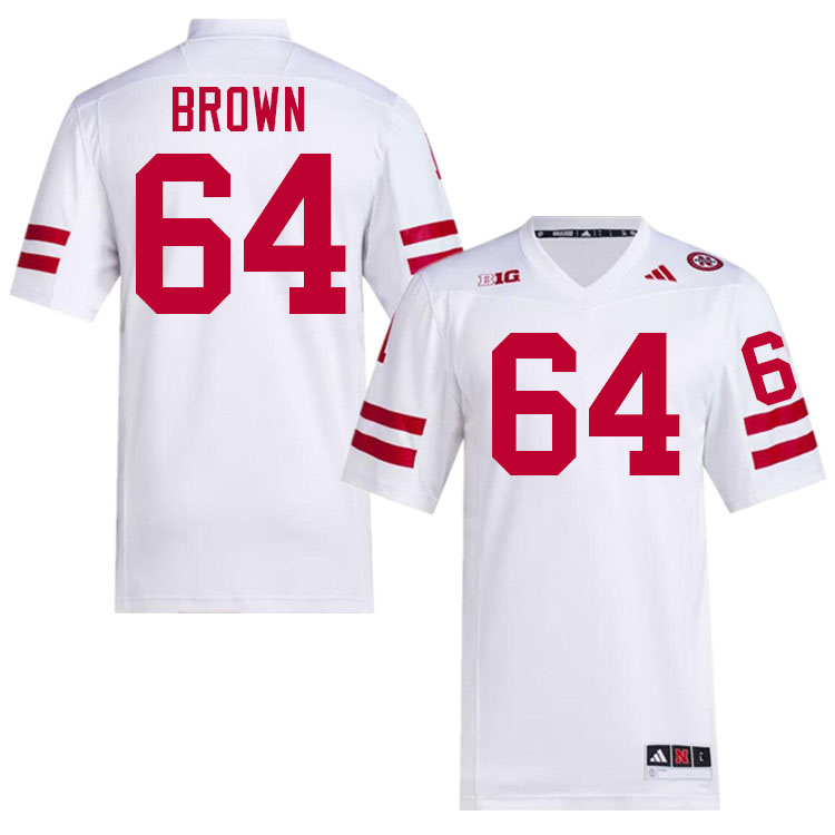 Bob Brown Nebraska Jersey,Nebraska Cornhuskers Football Uniforms,Jersey-White